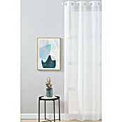 Cortina con ollaos Venecia (An x Al: 140 x 260 cm, 100% poliéster, Blanco) | BAUHAUS