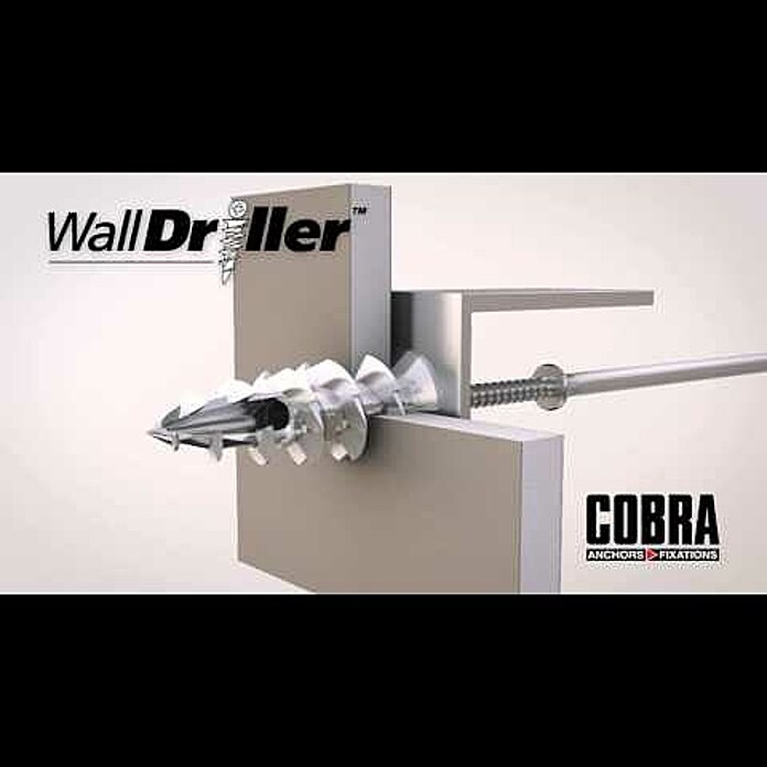 Cobra Kljukice za obešanje slike Walldriller  (Nosilnost: 9 kg, 4 kos, Cink, Samovrezni navoj, Rumenkaste barve) | 1060 - Dübel | AADD - Dübel | AAD - Kleineisenwaren | AA - Eisenwaren | A - Eisenwaren | BAUHAUS