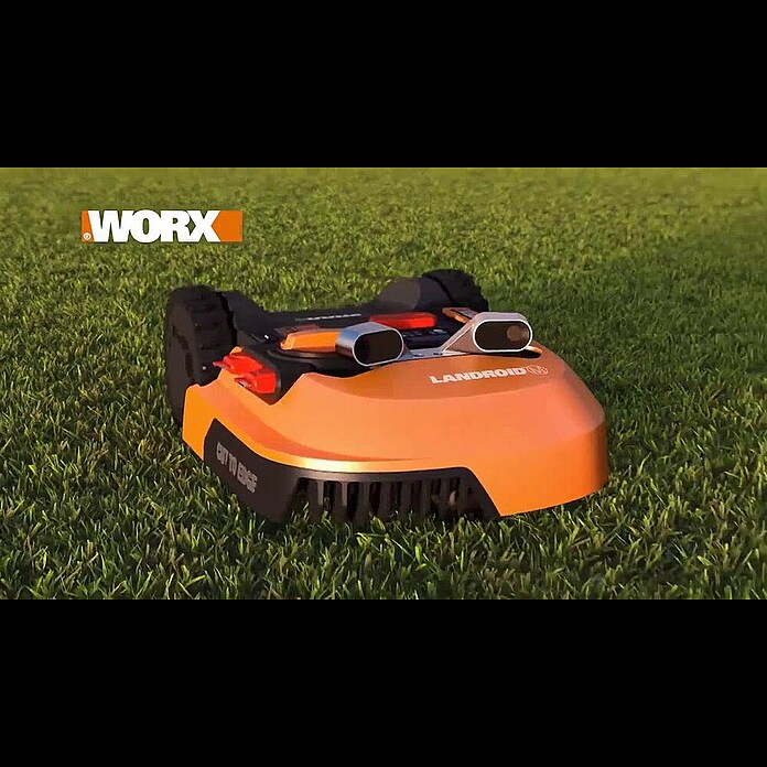 Worx PowerShare 20V Robotmaaier M500 (500 m², Snijbreedte: 18 cm, Inductienavigatie, Begrenzingsdraad) | BAUHAUS