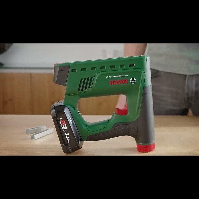Bosch Power for All 18V Akku-Tacker UniversalTacker 18V-14 (18 V, Ohne Akku, Klammertiefe: 6 mm - 14 mm) | BAUHAUS