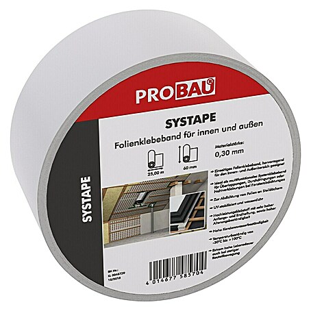 Probau Klebeband Systape (25 m x 60 mm)