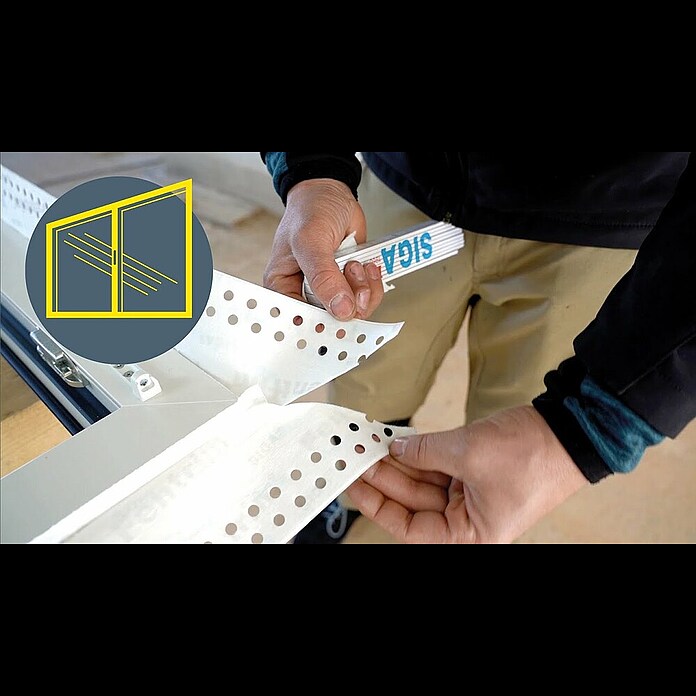 Siga Klebeband Fentrim 20 (25 m x 100 mm, Innen, Weiß) | BAUHAUS