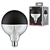 Paulmann Bombilla LED (E27, Blanco cálido, Claro/Negro, G125, Mate)
