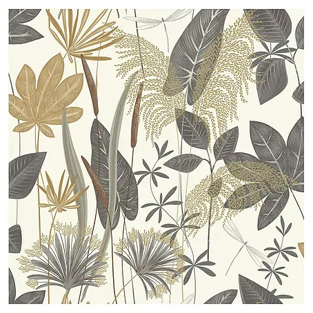 Papel pintado Hojas