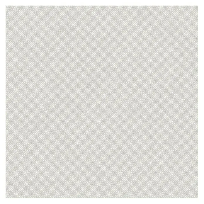 Papel pintado Texturizado yute - Yute, 10 x 0,53 m - Primer plano de una muestra de tela con un fino patrón de espiga gris, ideal para tapicería elegante y textiles con estilo.