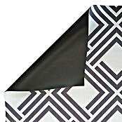 Alfombra Living geométrica (Negro, 150 x 80 cm, 70% PVC y 30% PES)