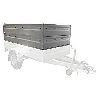 Bordwandaufsatz (68 cm, Grau, Passend für: Anhänger Tieflader TL-EU3 / TL-EB3)