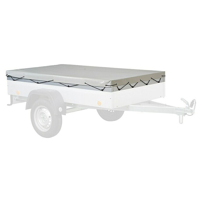 Flachplane (Grau, Passend für: Anhänger Tieflader TL-EU2 / TL-EB2) | BAUHAUS