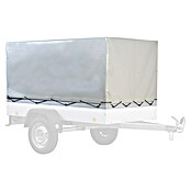 Abdeckplane mit Planengestell (100 cm, Grau, Passend für: Anhänger Tieflader TL-EU2 / TL-EB2, Aluminium, Beschichtet) | BAUHAUS