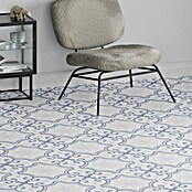 Feinsteinzeugfliese Vintage Lacour (25 x 25 cm, Weiß/Blau/Grau, Glasiert)