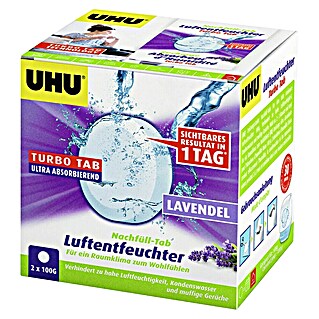 UHU Luftentfeuchter-Tabs (Lavendel, 2 Stk. x 100 g)