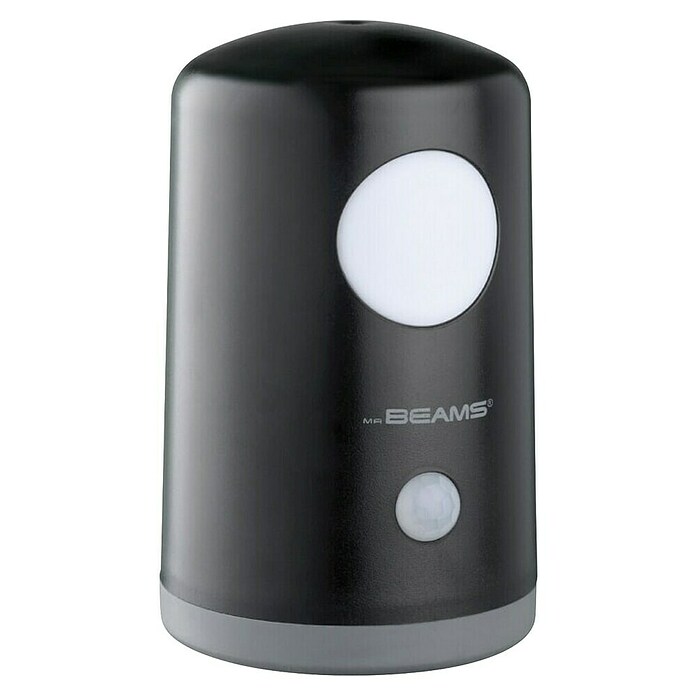 Mr. Beams Krožna namizna LED svetilka MB750  (Ø x V: 70 mm x 10,7 cm, Črna, Nevtralno bela) | 3017 - Tischleuchte | CACJ - Tischleuchte | CAC - Indoorleuchten | CA - Beleuchtung | C - Elektro | BAUHAUS