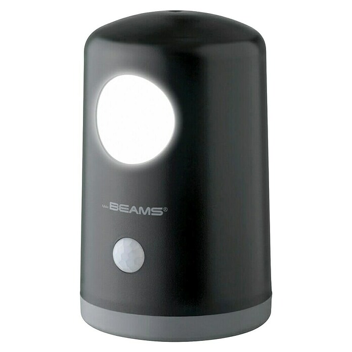 Mr. Beams Krožna namizna LED svetilka MB750  (Ø x V: 70 mm x 10,7 cm, Črna, Nevtralno bela) | 3017 - Tischleuchte | CACJ - Tischleuchte | CAC - Indoorleuchten | CA - Beleuchtung | C - Elektro | BAUHAUS