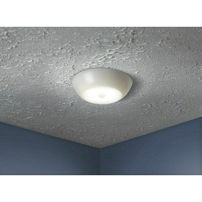 Mr. Beams LED senzorska stropna svetilka okrogla MB990  (Ø x V: 19 x 6,5 cm, Nevtralno bela, Bela, 2 kos) | 3016 - Deckenleuchte | CACB - Deckenleuchten | CAC - Indoorleuchten | CA - Beleuchtung | C - Elektro | BAUHAUS