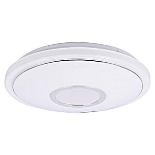 Globo Pametna okrogla stropna LED svetilka Connor (16 W, Ø x V: 40 x 8 cm, Bela)