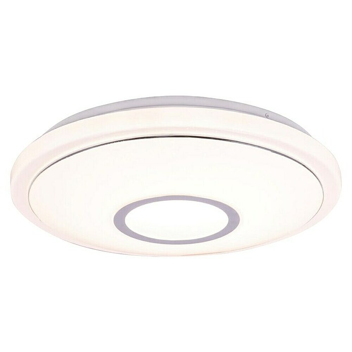 Globo Pametna okrogla stropna LED svetilka Connor  (16 W, Ø x V: 40 x 8 cm, Bela) | 3016 - Deckenleuchte | CACB - Deckenleuchten | CAC - Indoorleuchten | CA - Beleuchtung | C - Elektro | BAUHAUS