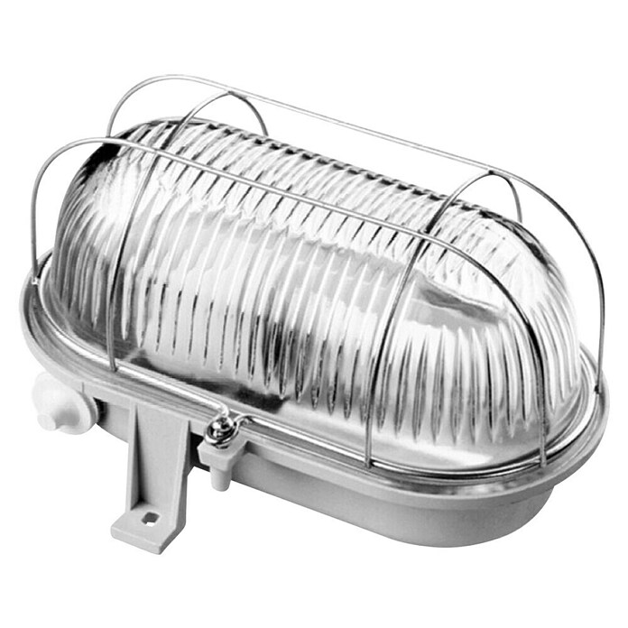 Svetilka za vlažne prostore  (60 W, IP44, Siva) | 3095 - Kellerlicht | CAKA - Zweckleuchten | CAK - Technisches Licht | CA - Beleuchtung | C - Elektro | BAUHAUS