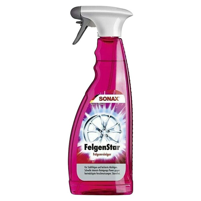 Sonax Čistilo za platišča FelgenStar  (750 ml) | 2750 - Reinigung, Pflege, Schmierung | BDDB - Autopflege | BDD - Autozubehör | BD - Autozubehör | B - Werkz/Masch/Maschzubeh/Auto | BAUHAUS