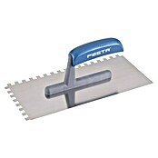Festa Gladilna zidarska žlica  (Do x Š: 280 x 130 mm, Nerjaveče jeklo, Plastika, Zobje: 8 x 8 mm) | 1930 - Kellen | BADL - Maurerwerkzeuge | BAD - Handwerkzeuge | BA - Handwerkzeuge | B - Werkz/Masch/Maschzubeh/Auto | BAUHAUS