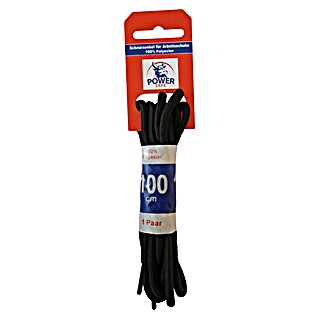 Power Safe Schnürbänder (Länge: 100 cm, Schwarz)