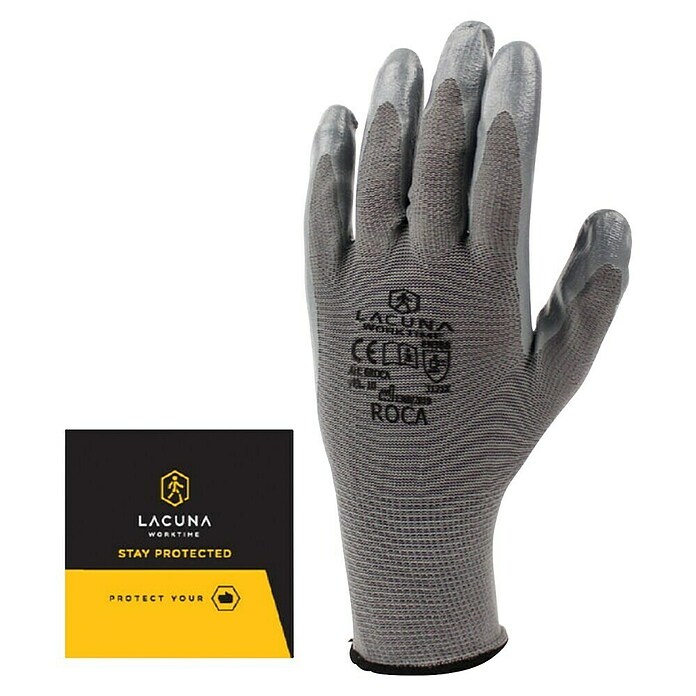 Lacuna Delovne rokavice  (Velikost rokavic: 7, Poliester, Siva) | 1849 - Handschuhe | BADE - Arbeitsschutz | BAD - Handwerkzeuge | BA - Handwerkzeuge | B - Werkz/Masch/Maschzubeh/Auto | BAUHAUS