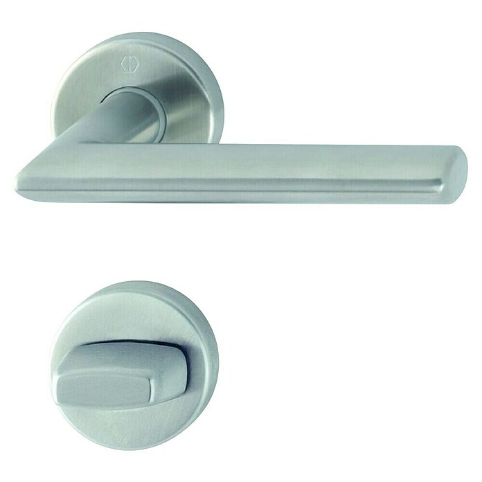 Hoppe Garnitura kljuke za WC vrata Stockholm WC  (Debelina vrat: 40 mm - 45 mm, Nerjavno jeklo) | 1135 - Zimmer-Türbeschläge  Edelstahl | AAEA - Tür und Fensterbeschläge | AAE - Beschläge | AA - Eisenwaren | A - Eisenwaren | BAUHAUS