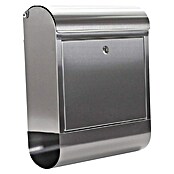Rottner Stenski poštni nabiralnik Rondello  (Do x Š x V: 14 cm x 38,5 cm x 43,5 mm, Nerjavno jeklo, Srebrna) | 1347 - Briefkästen/Zeitungsboxen Metall | AAHE - Briefkästen/Zeitungsboxen | AAH - Sicherheit | AA - Eisenwaren | A - Eisenwaren | BAUHAUS