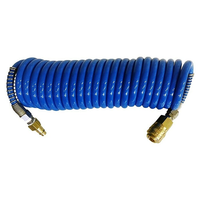 Spiralna cev za kompresor  (Dolžina: 5 m, Diameter cevi: 12 mm, Modra) | 2593 - Allgemeines Kompr zubeh/Filter/D | BCDG - Zubehör Druckluft | BCD - Maschinenzubehör | BC - Maschinenzubehör | B - Werkz/Masch/Maschzubeh/Auto | BAUHAUS