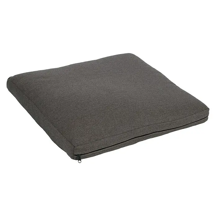 Sunfun Ersatzkissen Mirca - Passend für: Sunfun Mirca Loungesofa-Eckelement - Graues quadratisches Kissen mit Reißverschluss. Das Sitzkissen ist ideal für Gartenmöbel und sorgt für Komfort.