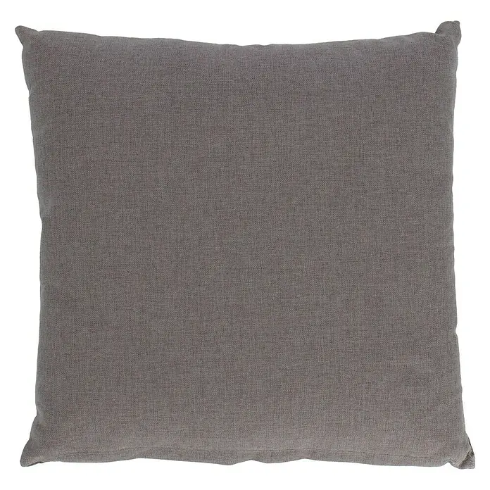 Ersatzkissen Anika - Passend für: Sunfun Anika Loungesessel - Ein quadratisches, graues Kissen mit einer ungleichmäßigen Oberfläche und abgerundeten Kanten, ideal für Sofa oder Bett.