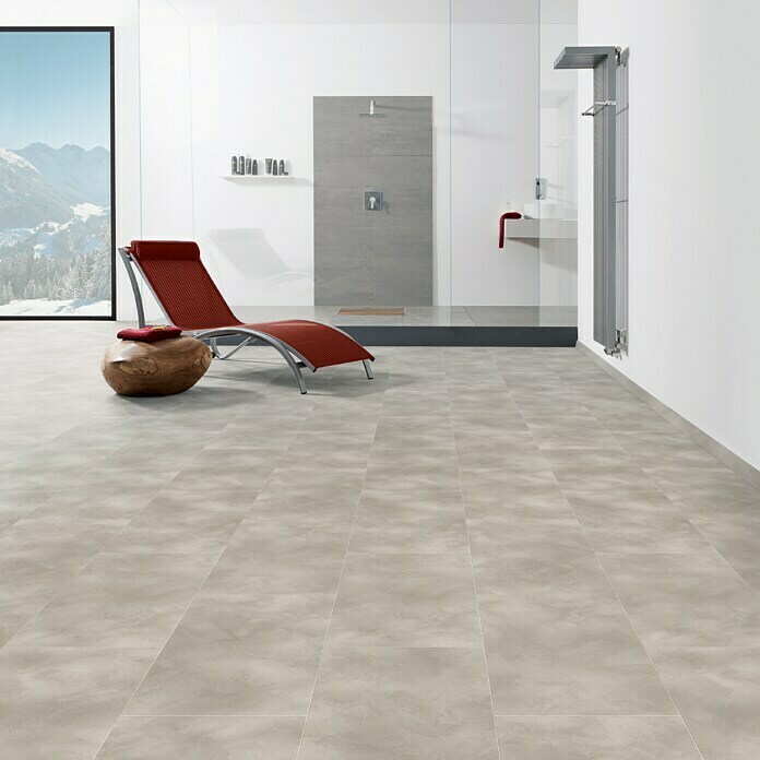 Living by Haro Handmuster HydroStar Finca Beton Hellgrau200 x 313 x 6,5 mm, Steinoptik Mood Shot