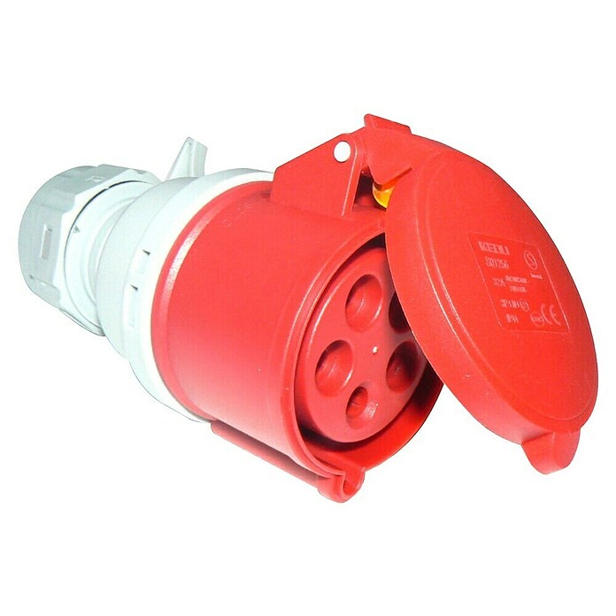 CEE vtičnica  (32 A, 380 V, IP44) | 3332 - CEE Stecker | CBGA - Stecker/Kupplungen | CBG - Stecker, Kupplungen Lampenfassungen | CB - Elektroinstallation | C - Elektro | BAUHAUS