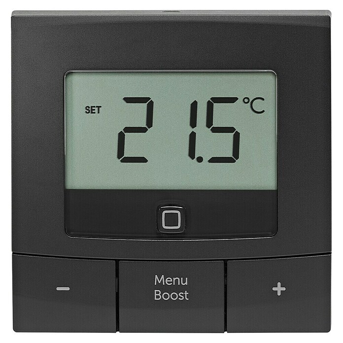 Homematic IP Funk-Raumthermostat HmIP-WTH-B (Anthrazit, Batteriebetrieben, 22 x 85 x 85 mm) | BAUHAUS