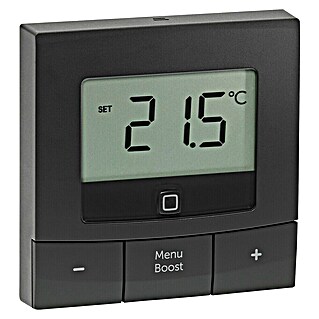 Homematic IP Funk-Raumthermostat HmIP-WTH-B (Anthrazit, Batteriebetrieben, 22 x 85 x 85 mm)