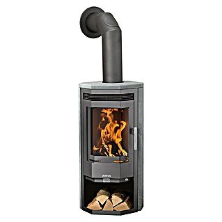 Justus Kaminofen Usedom 5 D (5,5 kW, Raumheizvermögen: 88 m³, Material Verkleidung: Speckstein, Gussgrau)