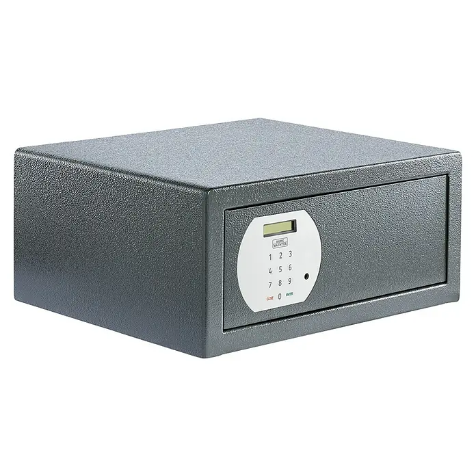 Burg-Wächter Möbeltresor PS 130E - L x B x H: 380 x 445 x 200 mm, Elektronisches Zahlenschloss - Elektronischer Tresor der Marke Burg Wächter mit digitalem Tastenfeld. Ideal für Hotels oder Büros zur sicheren Aufbewahrung von Wertgegenständen.