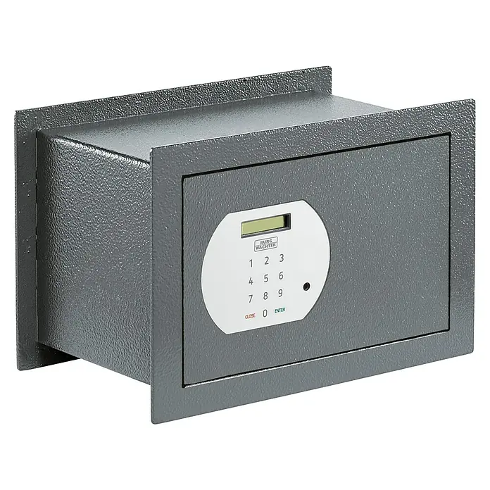 Burg-Wächter Möbeltresor PSW 120E - L x B x H: 195 x 360 x 254 mm, Elektronisches Zahlenschloss - Grauer Burg Wächter Möbeltresor mit elektronischem Zahlenschloss. Sicher und zuverlässig für Zuhause oder im Büro.