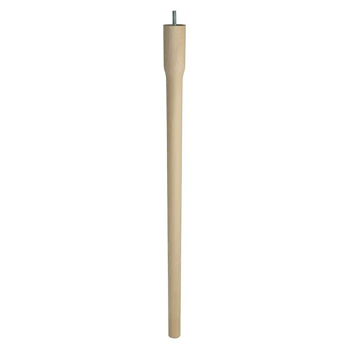 Rei Pata para muebles - Ø x L: 4,6 x 70 cm, Capacidad de carga: 30 kg, Madera - Pata de madera con montaje de tornillo, ideal para proyectos de mobiliario. La pata es ligera y tiene forma cónica para un mejor soporte.