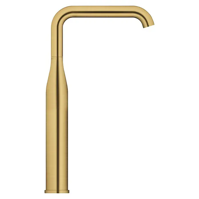 Grohe Essence New Waschtischarmatur XL-Size - Cool Sunrise, Matt - Elegante, goldfarbene Waschtischarmatur mit einem schlanken, minimalistischen Design, das jedem Badezimmer einen Hauch von Luxus verleiht.
