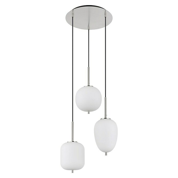 Globo Visilica Blacky I  (40 W, Ø x V: 46 x 120 cm, Bijela, Srebrna) | BAUHAUS