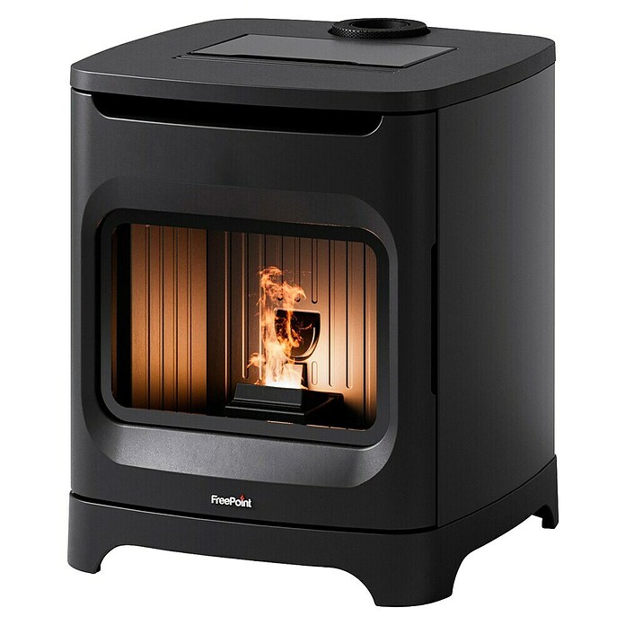 FreePoint Estufa de pellets Flos Wifi (6 kW, Volumen de calefacción: 80 m³ - 171 m³, Negro) | BAUHAUS FreePoint Estufa de pellets Flos Wifi (6 kW, Volumen de calefacción: 80 m³ - 171 m³, Negro) | BAUHAUS