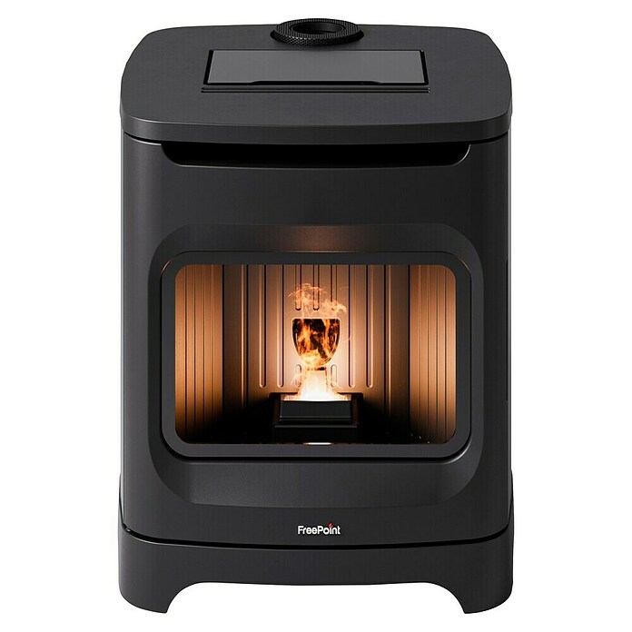 FreePoint Estufa de pellets Flos Wifi (6 kW, Volumen de calefacción: 80 m³ - 171 m³, Negro) | BAUHAUS FreePoint Estufa de pellets Flos Wifi (6 kW, Volumen de calefacción: 80 m³ - 171 m³, Negro) | BAUHAUS