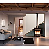 FreePoint Estufa de pellets Flos Wifi (6 kW, Volumen de calefacción: 80 m³ - 171 m³, 0,7 kg/h - 1,5 kg/h, Negro) | BAUHAUS