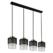 Globo Lámpara colgante Olga (60 W, L x An x Al: 91 x 16 x 120 cm, Negro, Negro) | BAUHAUS