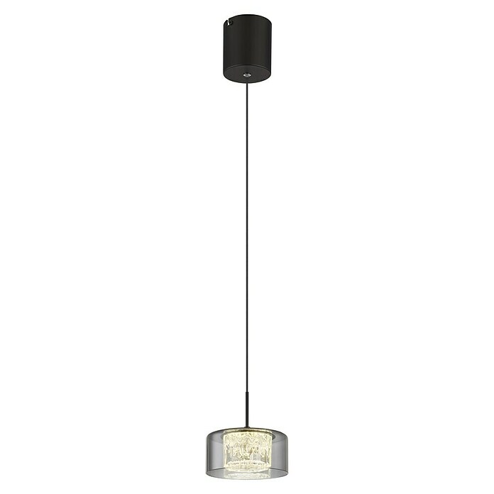 Globo LED viseća svjetiljka Fogsy  (6 W, Ø x V: 15 x 150 cm, Crna, Topla bijela) | BAUHAUS