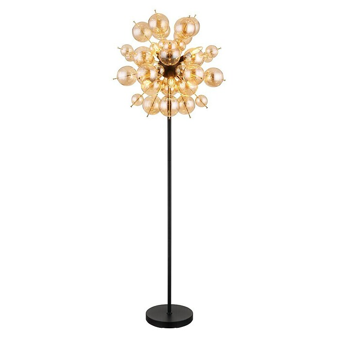 Globo Udo Stajaća svjetiljka  (25 W, Visina: 155 cm, Crna, Jantar) | BAUHAUS