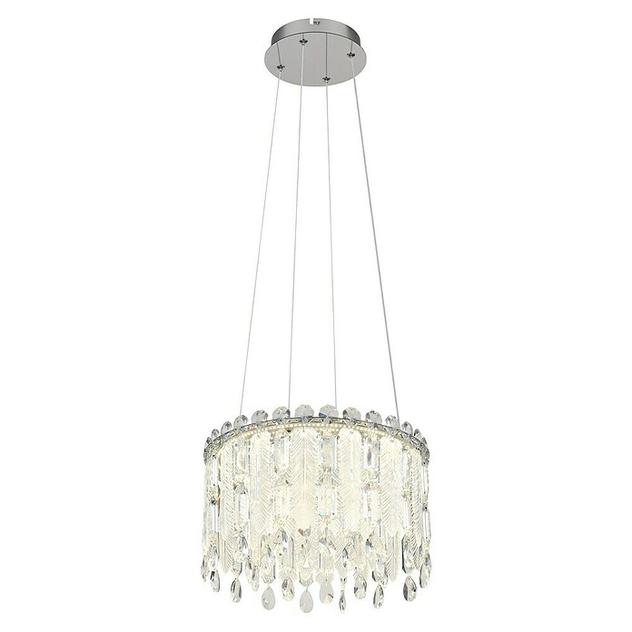 Globo Klunka LED viseća svjetiljka  (38 W, Ø x V: 40 x 120 cm, Srebrna) | BAUHAUS