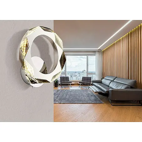 Globo Karilion LED-Wandleuchte rund
