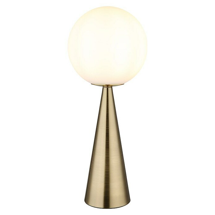 Globo Lámpara de sobremesa Pinpal (40 W, Ø x Al: 20 x 49,5 cm, Oro, Oro) | BAUHAUS