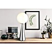 Globo Lámpara de sobremesa Pinpal (Ø x Al: 20 x 49,5 cm, Plata, Plata) | BAUHAUS
